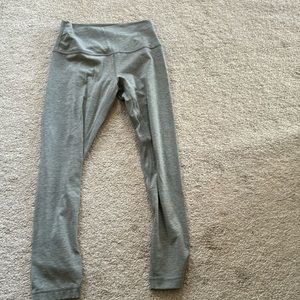 Lululemon leggings gray size 8